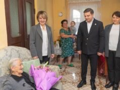 100 წლის ქალბატონს იუბილე მიულოცეს